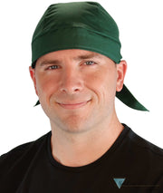 Breathable Cotton Skull Caps - Solid Hunter Green - Classic Skull Caps - Sparkling EARTH