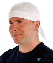 Breathable Cotton Skull Caps - White Classic Skull Caps