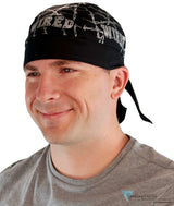 Breathable Cotton Skull Caps - Wired on Black Classic Skull Caps