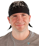 Breathable Cotton Skull Caps - Wired on Black Classic Skull Caps