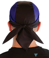 Breathable Cotton Skull Caps with Air Flow Side Panels - Ultimate Comfort Cotton - Purple and Black Air Flow (Mesh