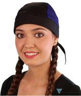 Breathable Cotton Skull Caps with Air Flow Side Panels – Ultimate Comfort - Purple and Black Air Flow (Mesh Sides)