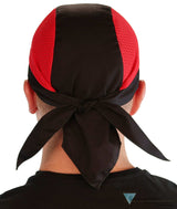 Breathable Cotton Skull Caps with Air Flow Side Panels - Ultimate Comfort Cotton - Red and Black Air Flow (Mesh Sides)