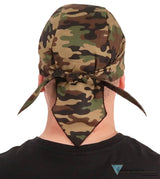 Breathable Cotton Skull Caps - Woodland Camo - Classic Skull Caps - Sparkling EARTH