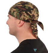 Breathable Cotton Skull Caps - Woodland Camo Classic