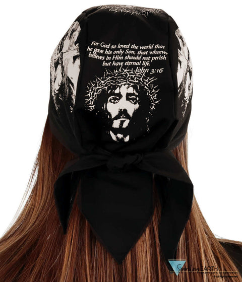 Breathable Cotton Skull Caps: Perfect for Any Activity  - Screen Printed John 3:16 - Classic Skull Caps - Sparkling EARTH