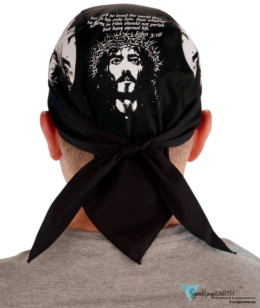 Breathable Cotton Skull Caps: Perfect for Any Activity  - Screen Printed John 3:16 - Classic Skull Caps - Sparkling EARTH