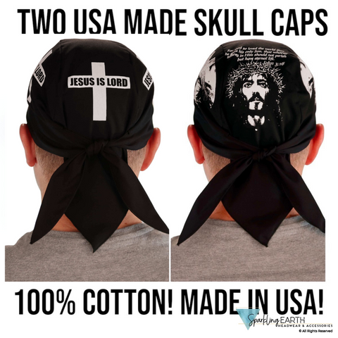 BUNDLE Classic Skull Cap John 316 and Jesus is Lord Classic Skull Caps