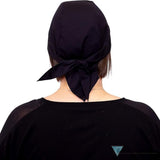 BUNDLE Classic Skull Cap - Royal Blue Flames on Black and Solid Black Classic Skull Caps - Made in USA! Classic Skull
