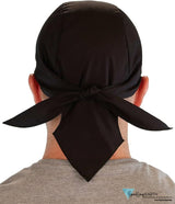 BUNDLE Classic Skull Cap - Royal Blue Flames on Black and Solid Black Classic Skull Caps - Made in USA! Classic Skull