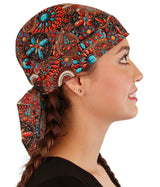 Classic Skull Cap - Indian Jewelry Coral