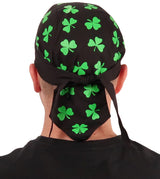 Classic Skull Cap - Shamrocks on Black