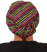 Riley Comfort Scrub Cap - Styl'n Stripes