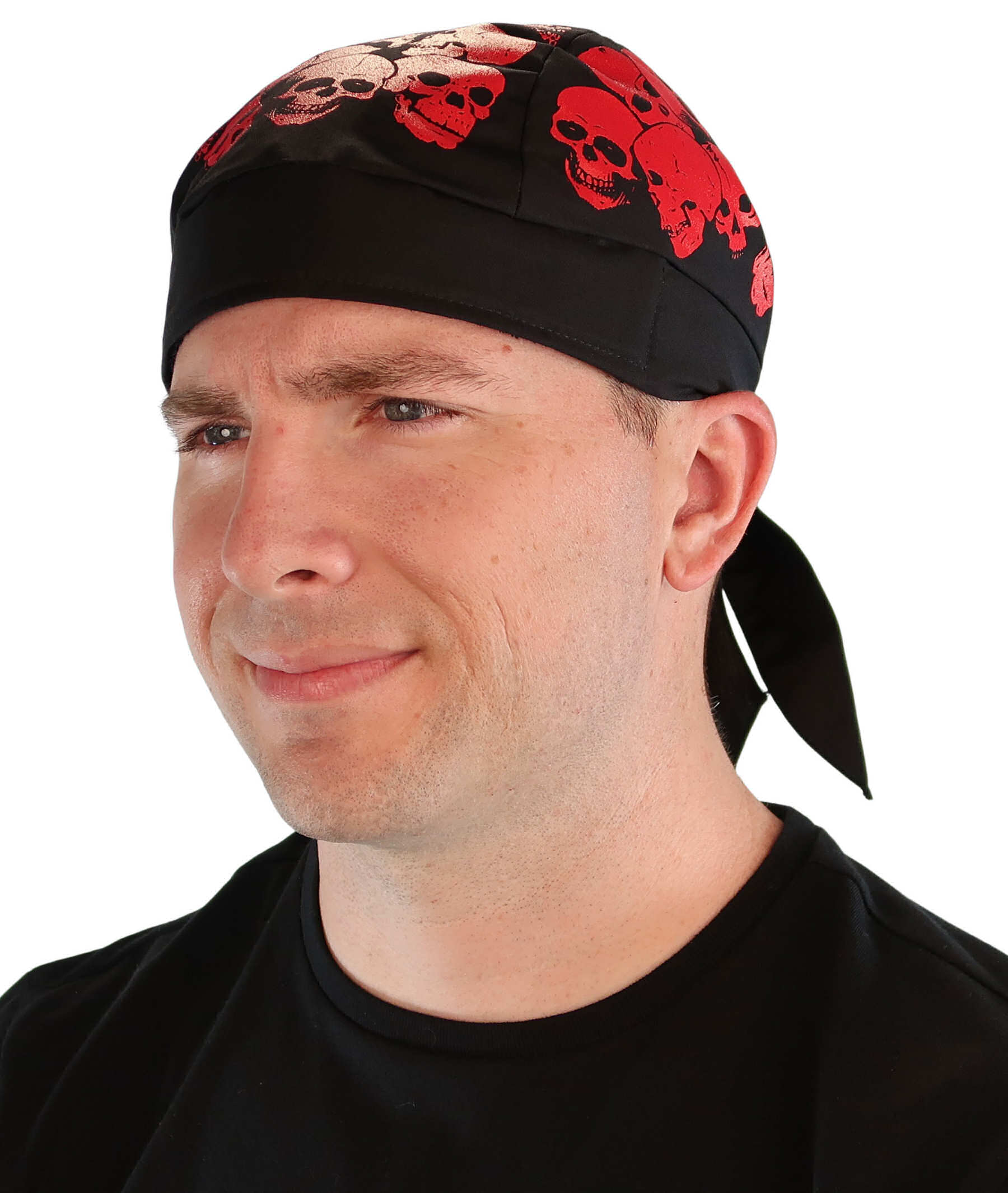 Breathable Cotton Skull Caps Small Skull Red Classic Skull Caps