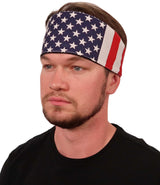 Chop Top Biker Style Headbands - American Flag