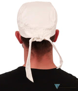 Chef’s Skull Cap Tie Back - White Caps