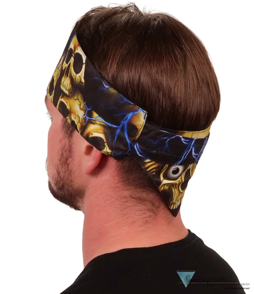 Chop Top Biker Style Headbands - Uprooted Skulls (Imported) Imported Tops