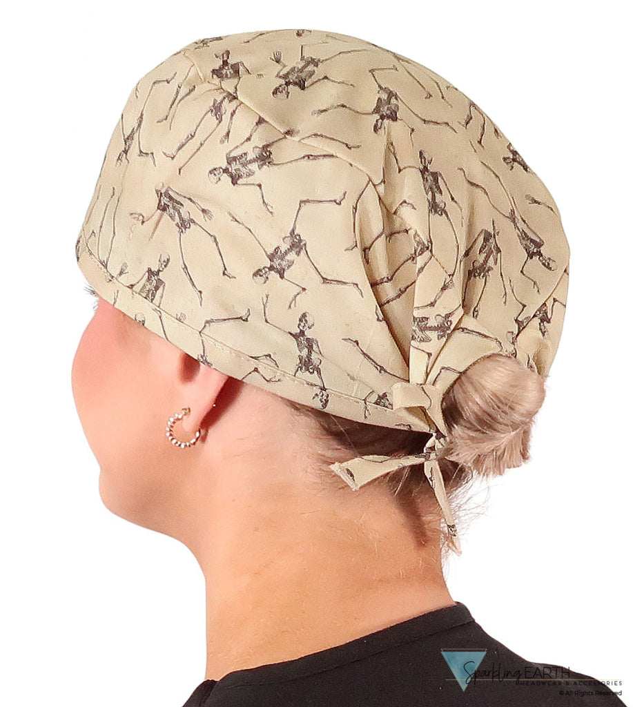 Classic Cotton Surgical Scrub Cap - American-Made - Skeleton Crew Classic Surgical Scrub Caps