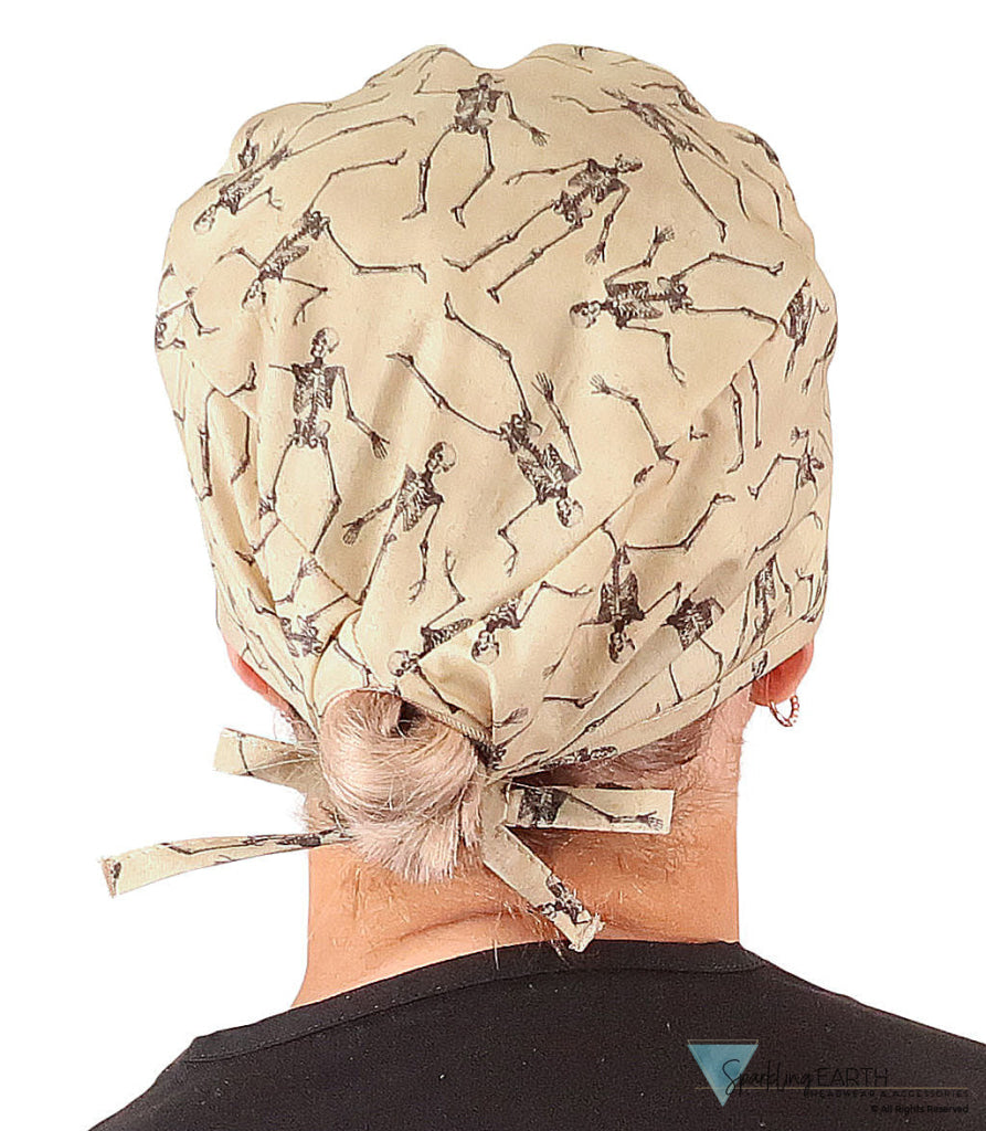 Classic Cotton Surgical Scrub Cap - American-Made - Skeleton Crew Classic Surgical Scrub Caps