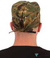 Classic Cotton Surgical Scrub Cap - American-Made with Sweatband - Digital Green Camo SALE-Fall-2025