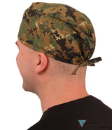 Classic Cotton Surgical Scrub Cap - American-Made with Sweatband - Digital Green Camo SALE-Fall-2025