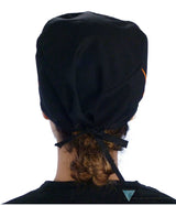 Classic Cotton Surgical Scrub Cap - American-Made with Sweatband - EKG Signal & Medical Sign Surgical Scrub Caps