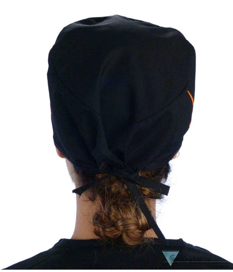 Surgical Scrub Cap - EKG Signal & Medical Sign - Surgical Scrub Caps - Sparkling EARTH