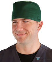 Surgical Scrub Cap  - Solid Hunter Green - Surgical Scrub Caps - Sparkling EARTH