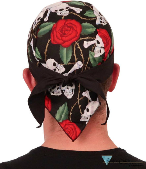 Classic Skull Cap - Skulls And Roses Caps