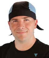 Classic Skull Cap - Sky Blue and Black Air Flow - Sparkling EARTH