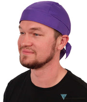 Classic Skull Cap - Solid Purple Caps