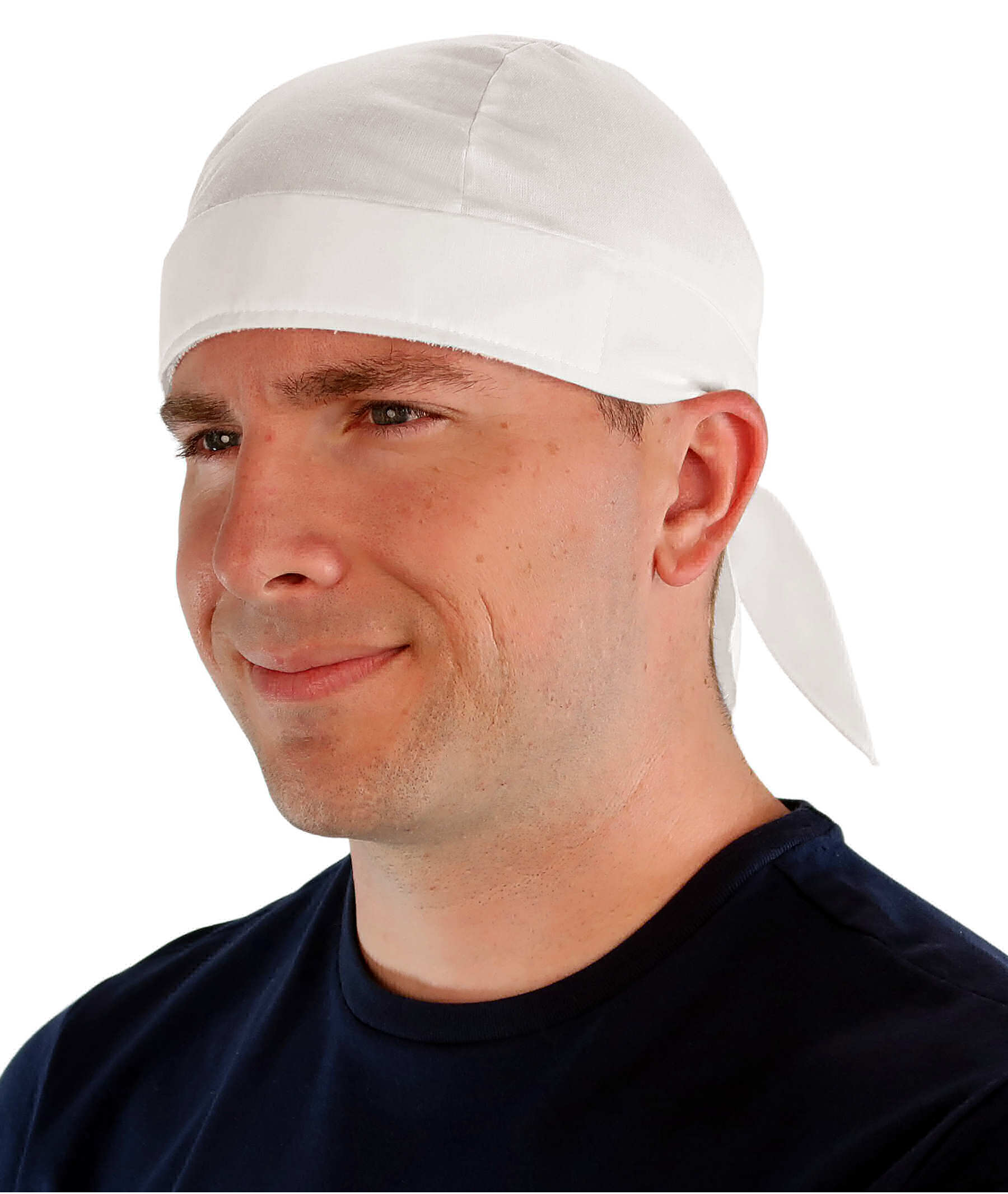 Breathable Cotton Skull Caps: Perfect for Any Activity - White Classic Skull Caps