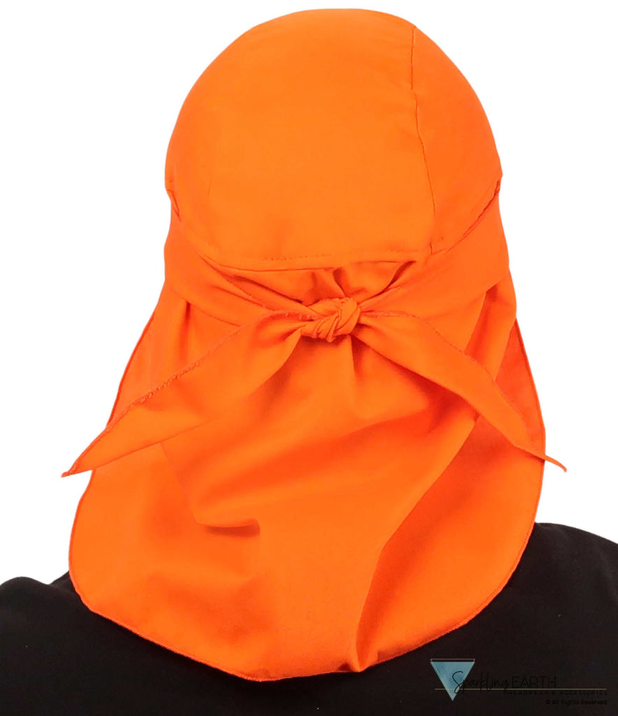 Desert Skull Cap: The Perfect Sun Protection for Outdoor Activities Biker Style Headwraps Doo - Safety Orange Desert