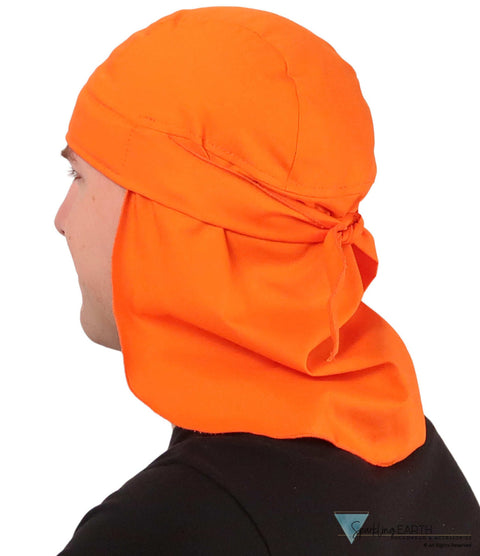 Desert Skull Cap: The Perfect Sun Protection for Outdoor Activities Biker Style Headwraps Doo - Safety Orange Desert