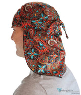 Desert Skull Cap: The Perfect Sun Protection For Outdoor Activities - Indian Jewelry Coral Caps