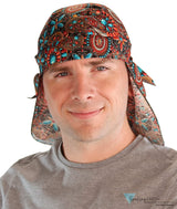 Desert Skull Cap: The Perfect Sun Protection For Outdoor Activities - Indian Jewelry Coral Caps