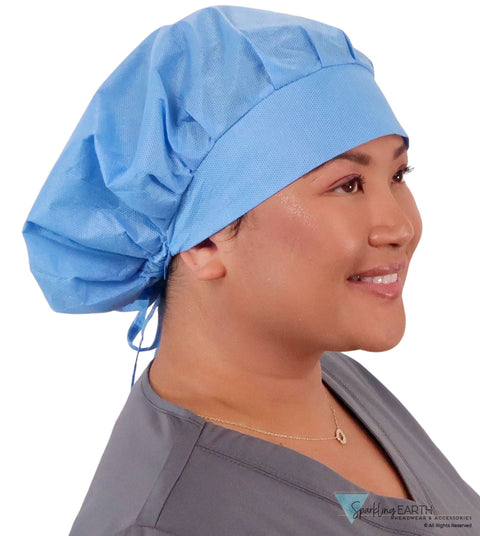 Disposable Banded Bouffant - Ceil Blue 25 pcs. - Disposables - Sparkling EARTH