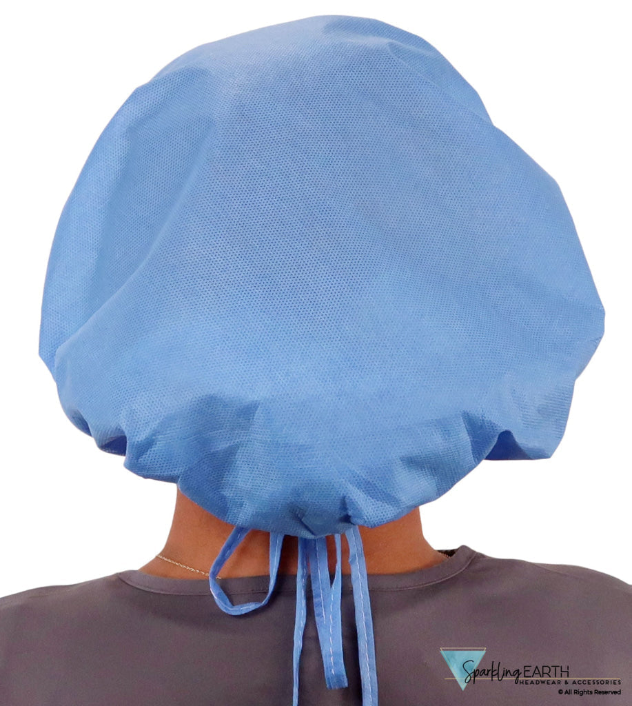 Disposable Banded Bouffant - Ceil Blue 25 pcs. Disposable Scrub Caps