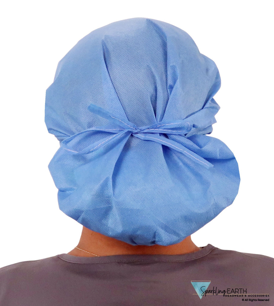 Disposable Banded Bouffant - Ceil Blue 25 pcs. Disposable Scrub Caps