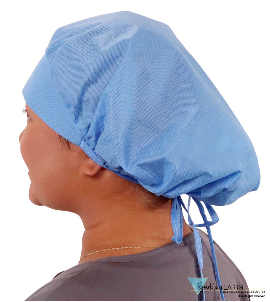 Disposable Banded Bouffant - Ceil Blue 25 pcs. Disposable Scrub Caps