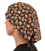 Banded Bouffant Surgical Scrub Cap - Radical Rainbows