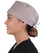 Surgical Scrub Cap  - Solid Light Grey