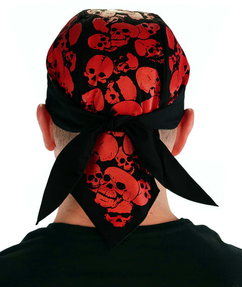 Classic Skull Cap - Small Skull Red