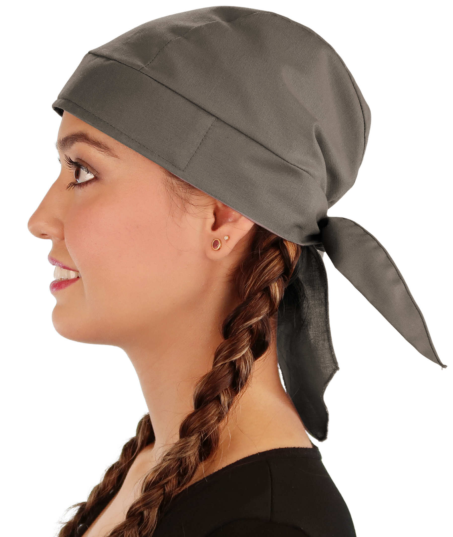 Breathable Cotton Skull Caps: Perfect for Any Activity - Solid Grey Classic Skull Caps