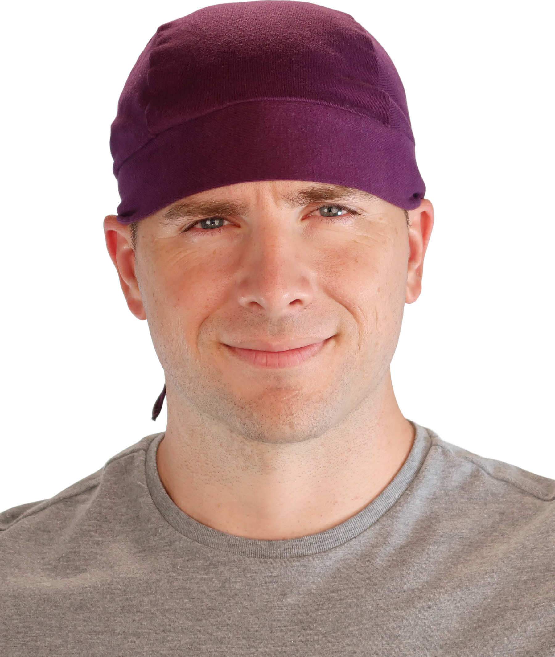 Grand Stretch Skull Cap - Solid Plum Grand Stretch Skull Caps