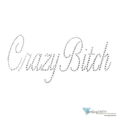 Embellished Chop Top Doo Wrap – Bold Biker Bandana with Exclusive Bling - Black Chop Top with Silver Fancy Crazy Bitch
