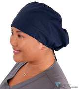 Euro Style Riley Comfort Scrub Cap - American Made - Navy Riley Comfort Scrub Caps