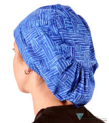 Euro Style Riley Comfort Scrub Cap - American Made - Dream Me Blues Riley Comfort Scrub Caps