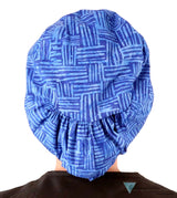 Euro Style Riley Comfort Scrub Cap - American Made - Dream Me Blues Riley Comfort Scrub Caps