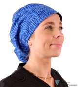 Euro Style Riley Comfort Scrub Cap - Dream Me Blues Riley Comfort Scrub Caps